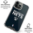 NBA Brooklyn Nets Standard - Black iPhone 16 Pro Clear Case